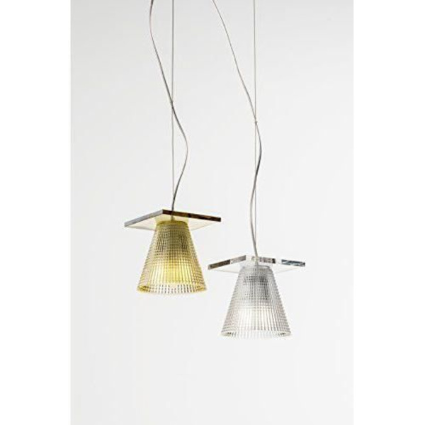 Pendellampa - Kartell - 9130B4 - Gul - Transparent glas - Modern design