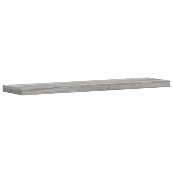 Vägghyllor - Set om 4 - Sonoma grå - 40×10×1,5 cm - Ingenjörsträ, hållbara sonoma grå