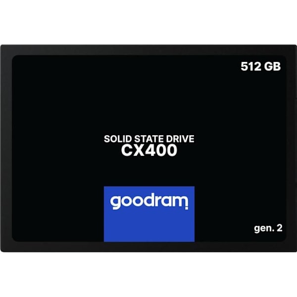 CX400 Sata 3 2,5 tum 512 GB GoodRam Solid State Drive Single Size
