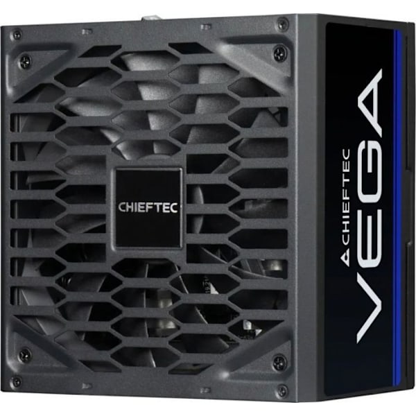Chieftec intern strömförsörjning - PPG-850-S - Vega Watt 850W 20+4 Pin ATX ATX strömförsörjningsmodul Svart Svart