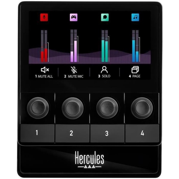 Ljudkontroll - HERCULES - STREAM 100 - Enkel och intuitiv ljudkontroll - Streaming nybörjare