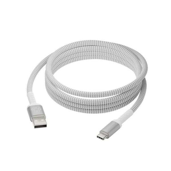 USB-kabel - DBRAMANTE1928 - re-chargePro - 2,5 m - USB A till USB C - Vit