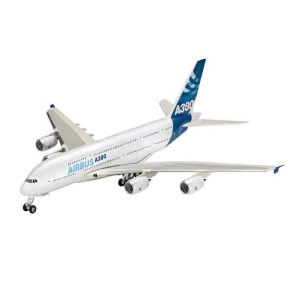 Flygplansmodell - REVELL - Airbus A380 - Vit - Blandat - Vuxen