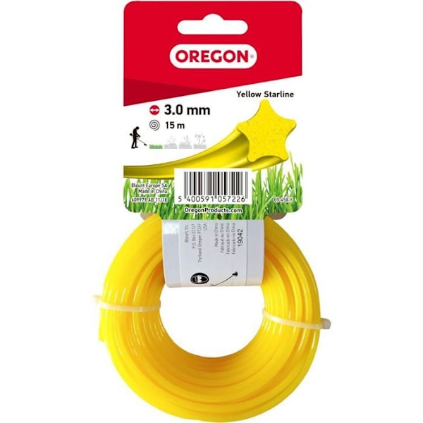 Fil - icke specificerad - 3.0mm - Gul - 15m - Såld styckvis Gul