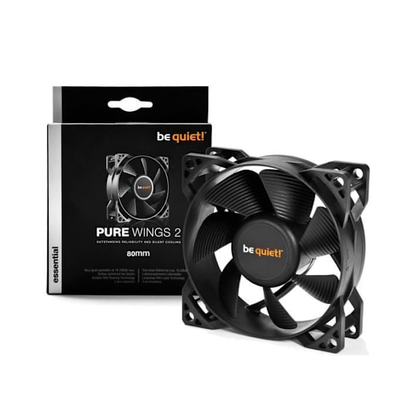 Be Quiet PURE WINGS 2 Case Fläkt - 80mm