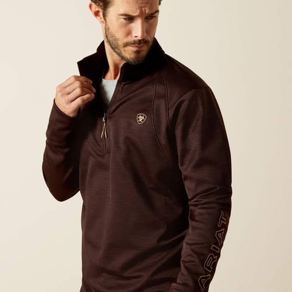 Polaire 1/2 Zip Ariat Team EQ java XXL