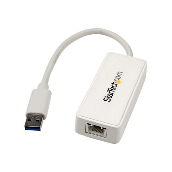 USB 3.0 till Gigabit Ethernet-adapter - STARTECH - Externt USB-nätverkskort till 1 RJ45-port - Vit