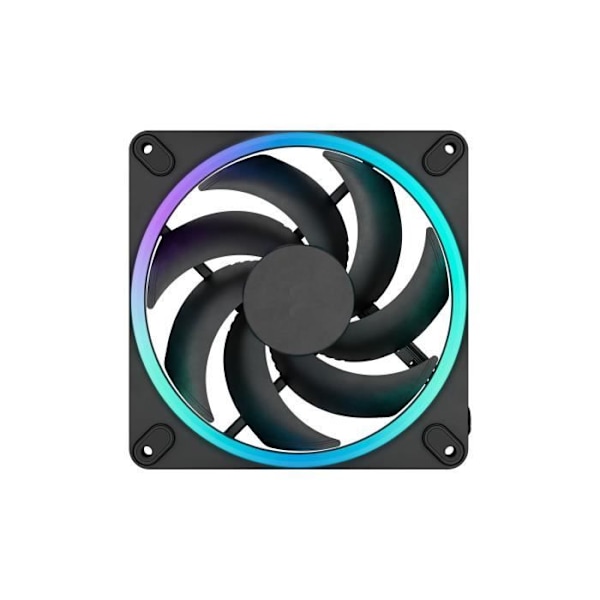 PC-fläkt - FRACTAL DESIGN - Momentum 14 RGB - FDB - Belyst ARGB-ring Gen 2 - PWM-kontroll - Svart