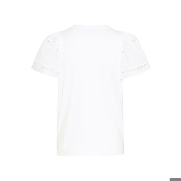 T-shirt dam Pulz Jeans Vera kritvit M