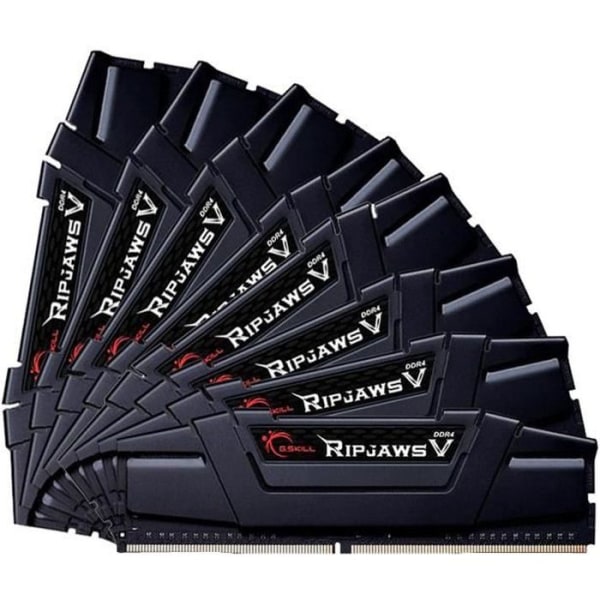 G.Skill RipJaws 5 Series Black 256 GB (8 x 32 GB) DDR4 3200 MHz CL16 - Dual Channel Kit 8 DDR4 RAM PC4-25600 -