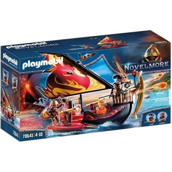 PLAYMOBIL 70641 Novelmore Burnham Raiders Battleship Flerfärgad