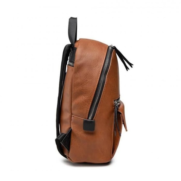 Ryggsäck - DESIGUAL - 21WAKP16 - Styv konstläder - Mörk beige - Elegant Mörk beige