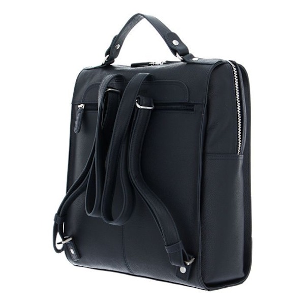 Ryggsäck - PICARD - Luis Backpack Ozean - Läder - Mörkblå - 27x30x9 cm mörkblå