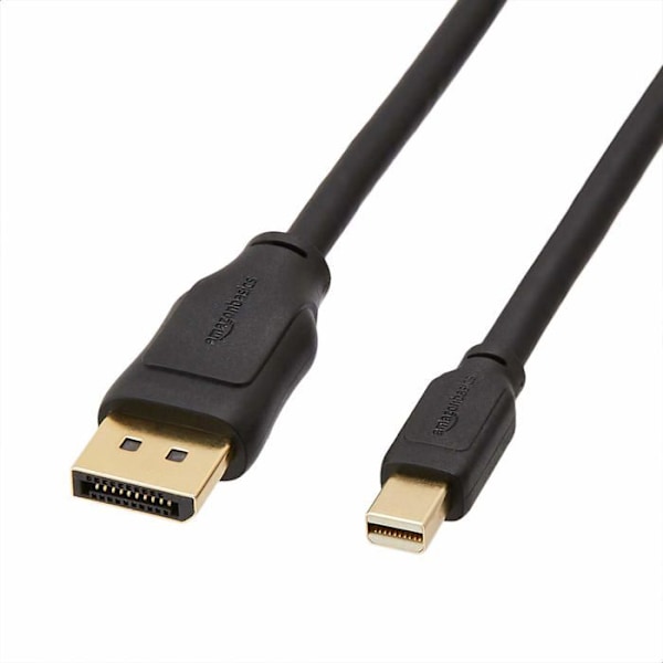 Kabel - nätverksadapter - telefoni Basics - HL-007271 - Mini DisplayPort till DisplayPort - 1,8 meter, Svart