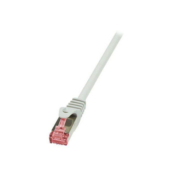 LogiLink CAT6 S/FTP nätverkskabel vit 1m