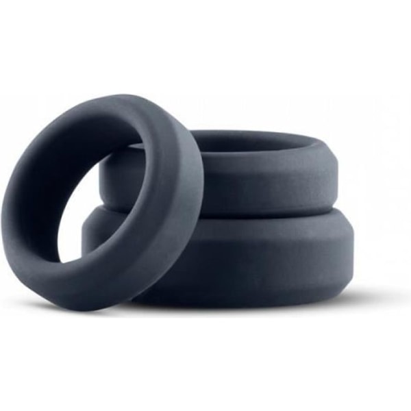 SILIKON COCKRING Set med 3 Boners silikon cockringar Boners