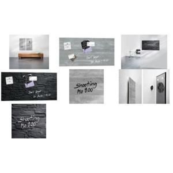 Magnetisk tavla - sigel - artverum - 910x480mm - skrivbar - utan ram