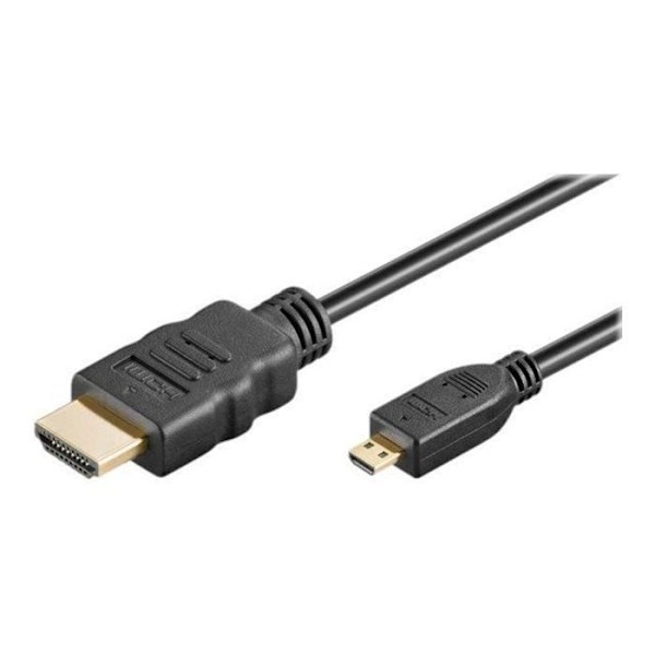 PremiumCord HDMI-kabel med Ethernet - 1m - Svart - HDCP-kompatibel - 24-bitars färgdjup