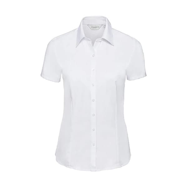 Russell Athletic Herringbone damtröja - vit vit XL