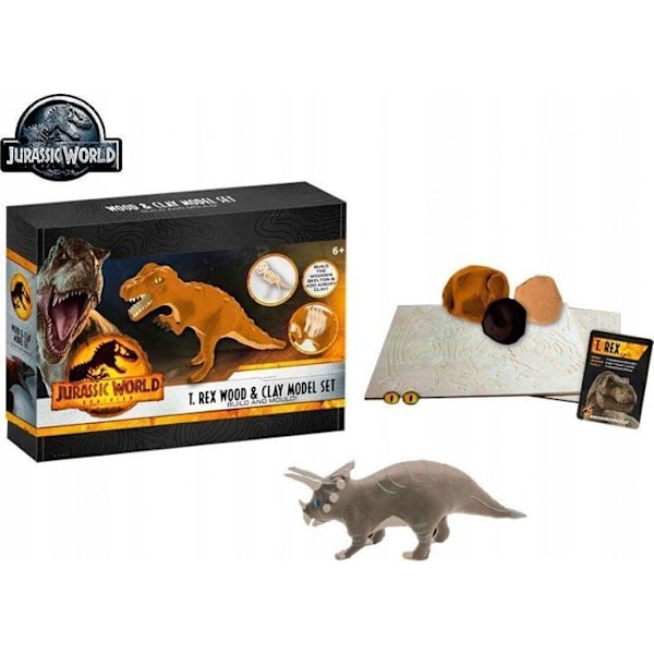 Figurine miniatures - miniature figur Rms *****JW modell dinosaur trä+massa 93-0052 61892
