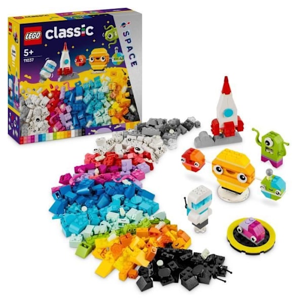 LEGO® 11037 Classic Creative Planets, Solsystemleksak, Raketskyttelbyggsats Flerfärgad