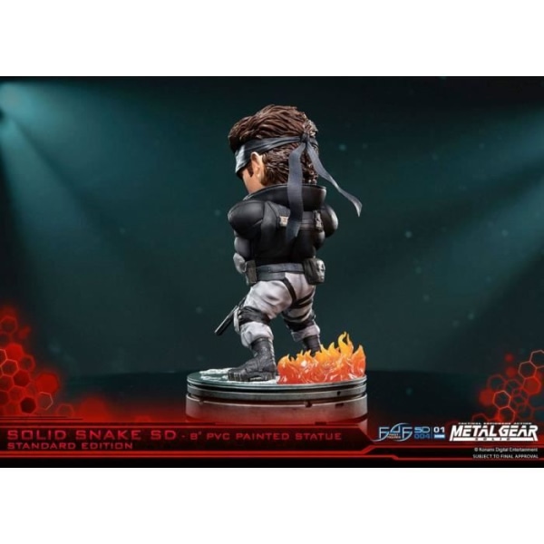 Första 4 figurerna - Metal Gear Solid - SD Solid Snake Statue 20 cm