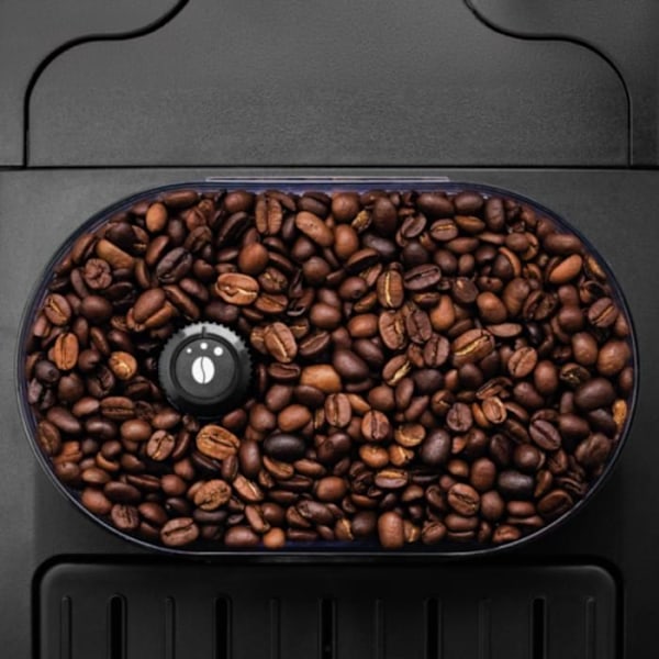 Kaffemaskin med kvarn - KRUPS - LCD-skärm - Automatisk rengöring - EA815070 Svart