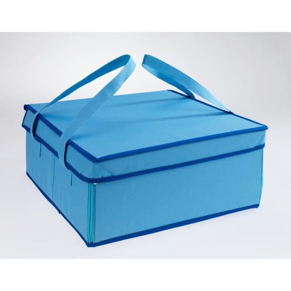 Isolerad bärväska - Ej specificerat - 38 x 17 x 38 cm - Blå färg - Pålitlig väska för känslig mat