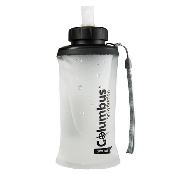 COLUMBUS Transparent vattenflaska - 500 ml