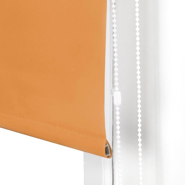 Butik Rullgardin - BLINDECOR - AURE - Genomskinlig Slät - Installation UTAN VERKTYG - 52x180 cm Orange