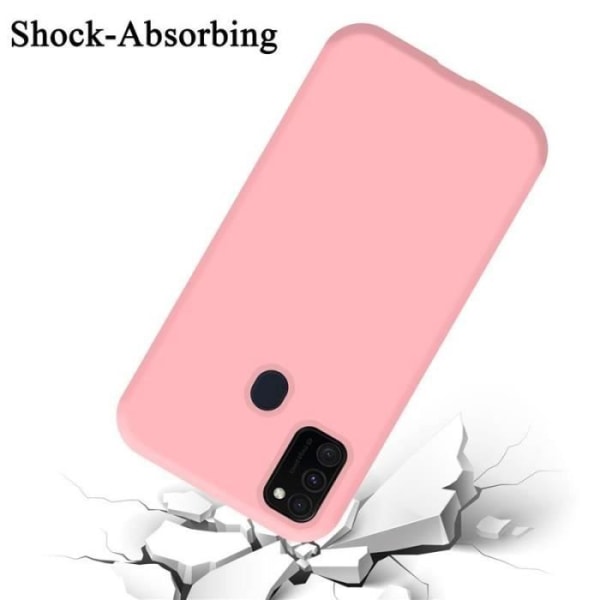 Cadorabo fodral till Samsung Galaxy M30S - i rosa - Flexibel TPU silikon