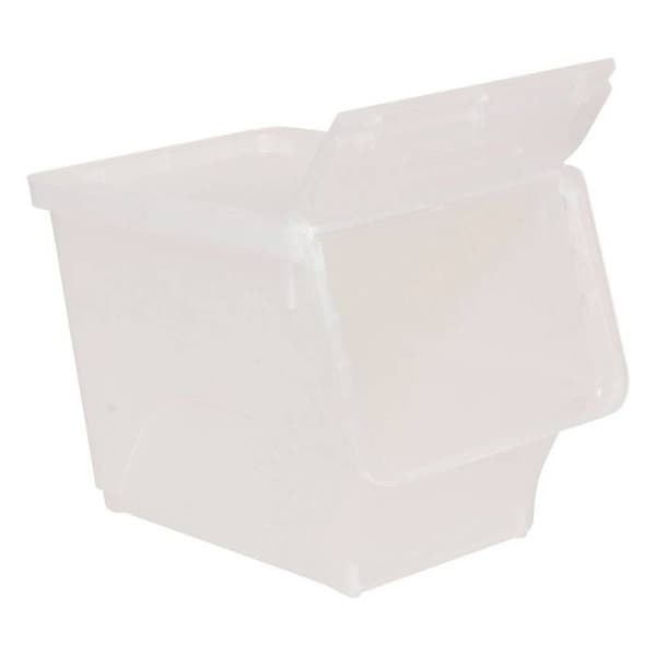 Transparent plastlåda med frontöppning 24L - 5 five simply smart Transparent