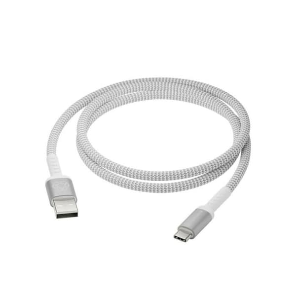 USB-kabel - DBRAMANTE1928 - re-chargePro - 1,2 m - USB A - USB C - Vit