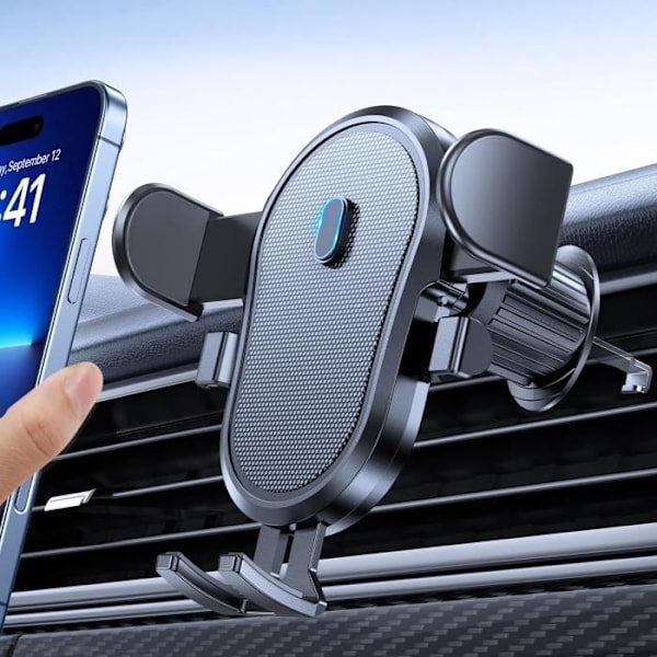 Telefonstöd för bil - Miracase - Auto-Lock Clip - 360° rotation - Kompatibel med 4-7 tum - Robust metall