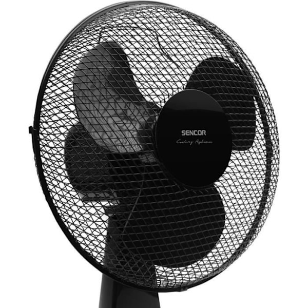 Bordfläkt - Sencor - SFE 3011BK - 3 hastigheter - 90° oscillation - 30 cm diameter