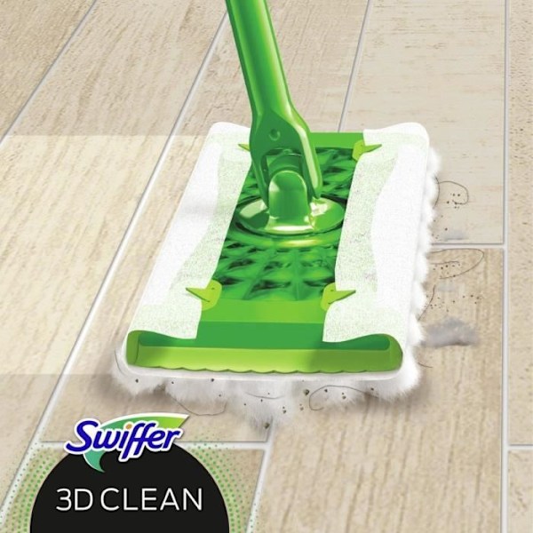 Swiffer dammmopp, 3D-rengöring, torrservetter Refills 14 Count