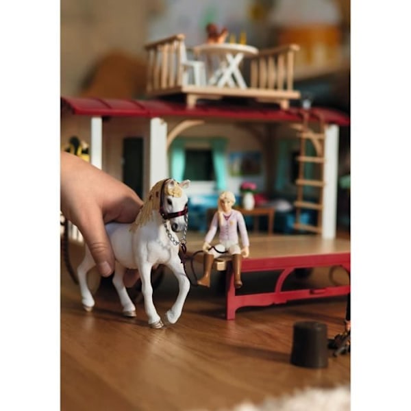 Husvagnshemliga möten, schleich box set med 1 schleich häst ingår, figurbox set för barn från 5 år - schleich Flerfärgad