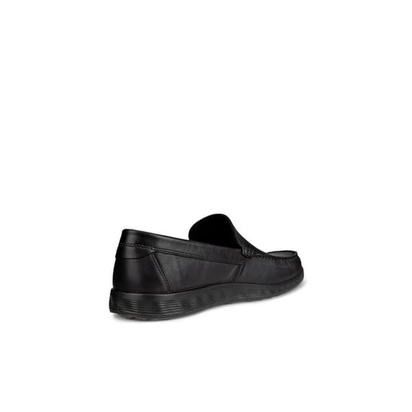 ECCO S-Lite Moc — Båtskor i svart nubuck, flexibel sula och läderfoder svart 40