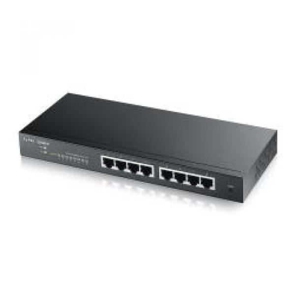 Zyxel 8p Gbe L2 Fläktlös Fristående Switch - ZYXEL - RJ-45 10/100/1000MBPS - Gigabit Ethernet