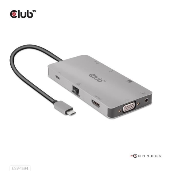 CLUB3D CSV-1594 USB 3.2 GEN 1 (3.1 GEN 1) TYPE-C HUB & HUB