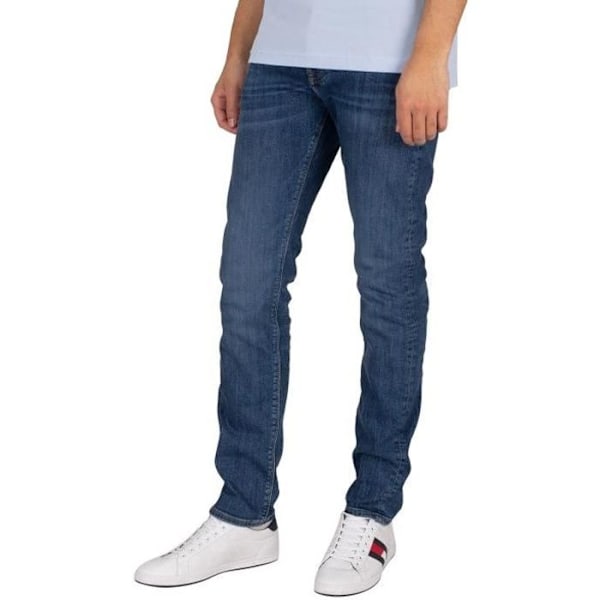 Tommy Hilfiger Bleecker Core Slim Jeans för män, blå Blå 32/34