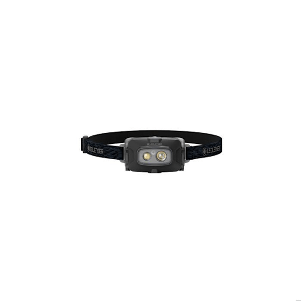 Pannlampa - Ledlenser - HF4R WORK - 500 lumen - Uppladdningsbar USB - Vattentålig IP68 Svart