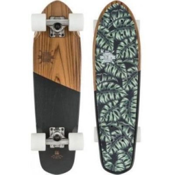 Cruiser Globe Blazer Teak Monstera skateboarddäck - GLOBE - Mixed - Skateboard - Grön - 4 hjul - Trä
