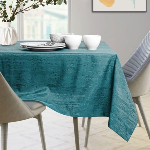 Bordduk - Vesta - Rektangulär 40x250 cm - Mörkblå modern - Glansig fläckavvisande effekt modern marin