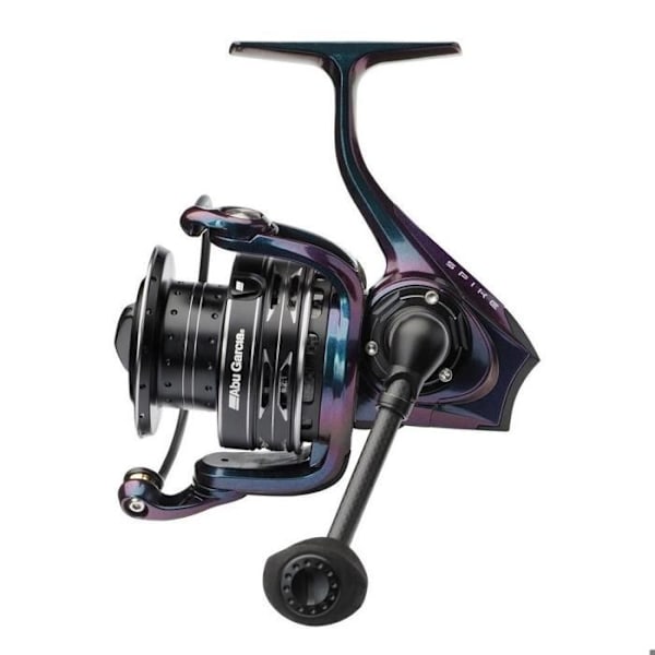 Moulinet casting - Abu Garcia - Spike 3000MSH - Svart/Viola - 7 lager - Fiskecarnassier svart/lila