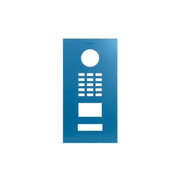 Intercom - Doorbird videodörrtelefon - FACE-D2101V RAL 5012 - Fasad för D2101V IP Video Dörrstation RAL 5012