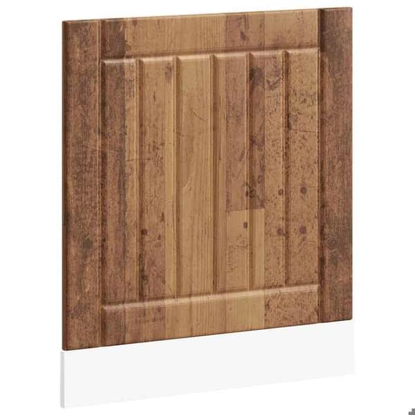 vidaXL Diskmaskinpanel Lucca gammalt trä ingenjörsträ 853905