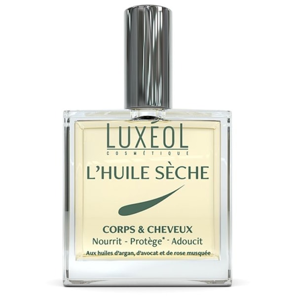 Torrande olja - Luxéol - 100ml - Arganolja - Avokadoolja - Nyponrosolja