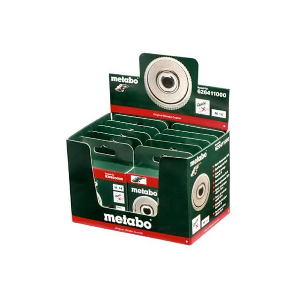 Metabo 10 Quick M 14 klämmuttrar - display - 626411000