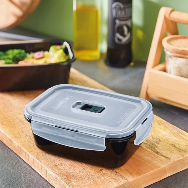Svart förvaringslåda 82 cl Pure Box Active - Luminarc Svart